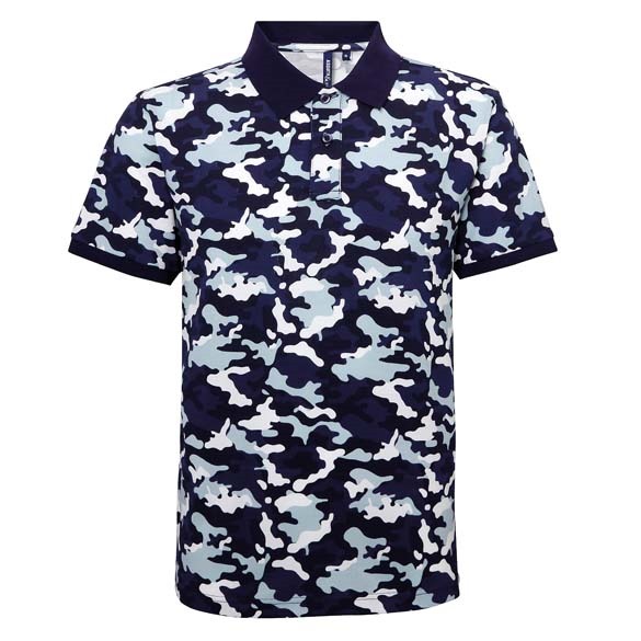 Men&#39;s camo piqu&#233; polo