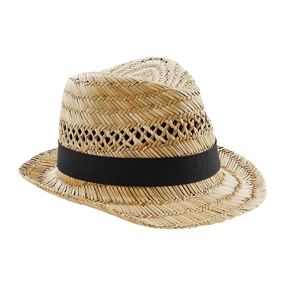 Straw summer trilby