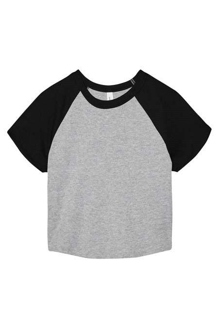 Women?s micro rib raglan baby t-shirt