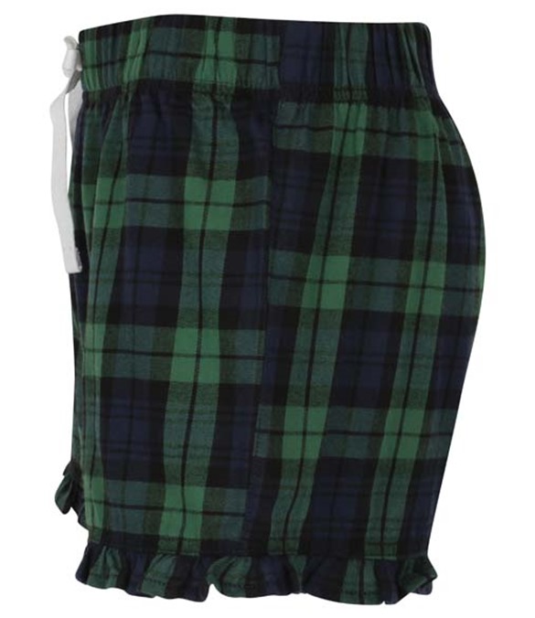 Women&#39;s tartan frill shorts