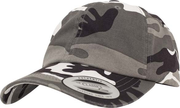 Low-profile camo washed cap (6245CW)