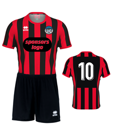 Errea Strip - Shirt and Shorts - Childrens